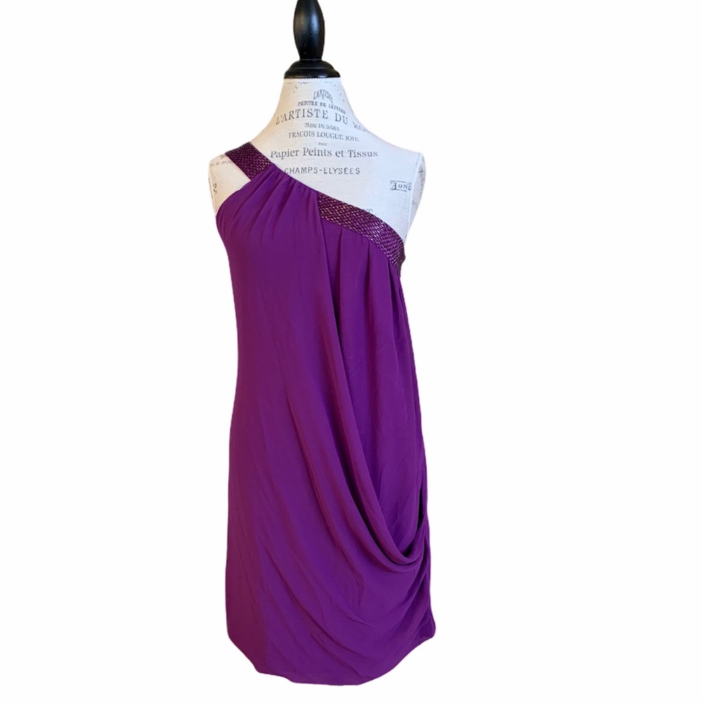 One shoulder Cocktail Dress - Picture 1 of 4